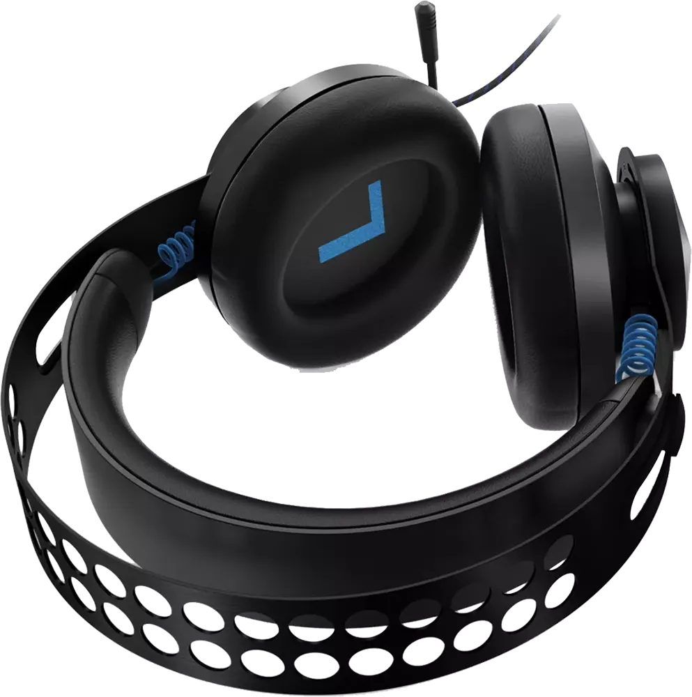 سماعة رأس سلكية للألعاب من لينوفو ليجون H300 ستيريو، مقبس 3.5 ملم، أسود