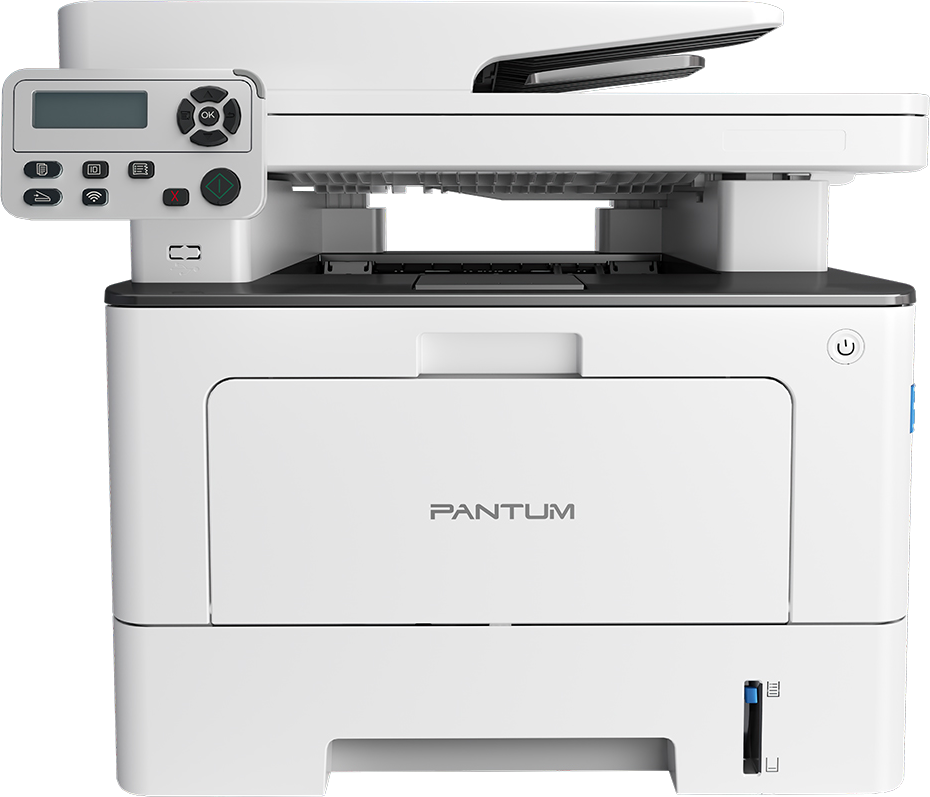 طابعة ليزرجيت بانتوم ، متعددة الوظائف ، طباعة ومسح ضوئي ونسخ و تغذية تلقائية، أحادية اللون ، طباعة على الوجهين ، واي فاي ، usb ، إيثرنت ، أبيض ، BM5100ADW