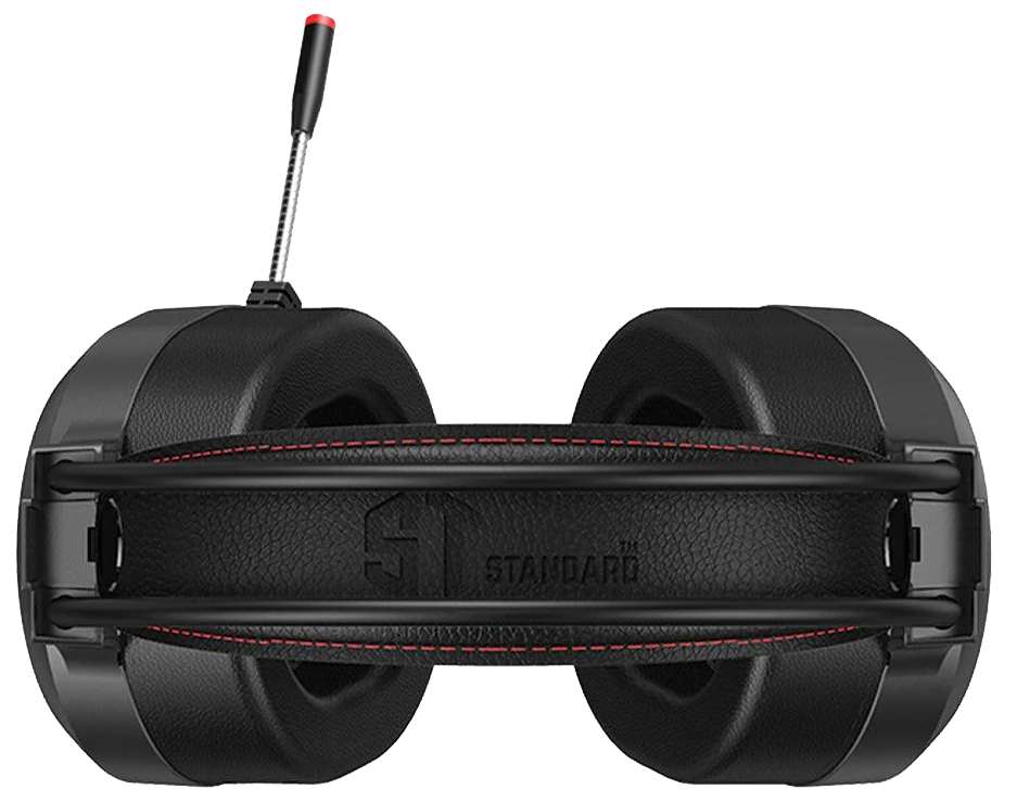 Standard Gm-09 Gaming Wired Headset , RGB Colors, 7.1 Surround Sound, 2.3m Cable, Black