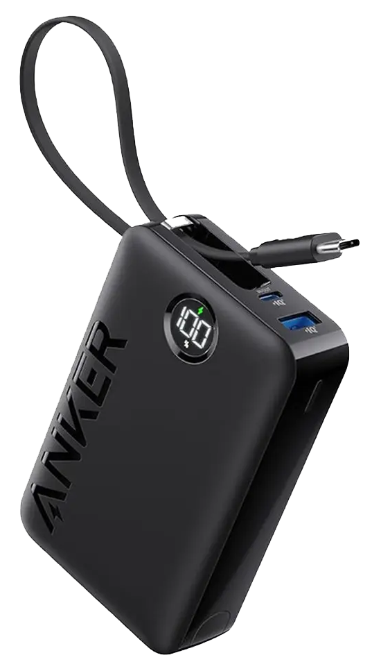 Anker Power Bank Powercore , 20000 mAh , 22.5W, Fast Charger Portable , USB-C Cable , Black , A1647H11