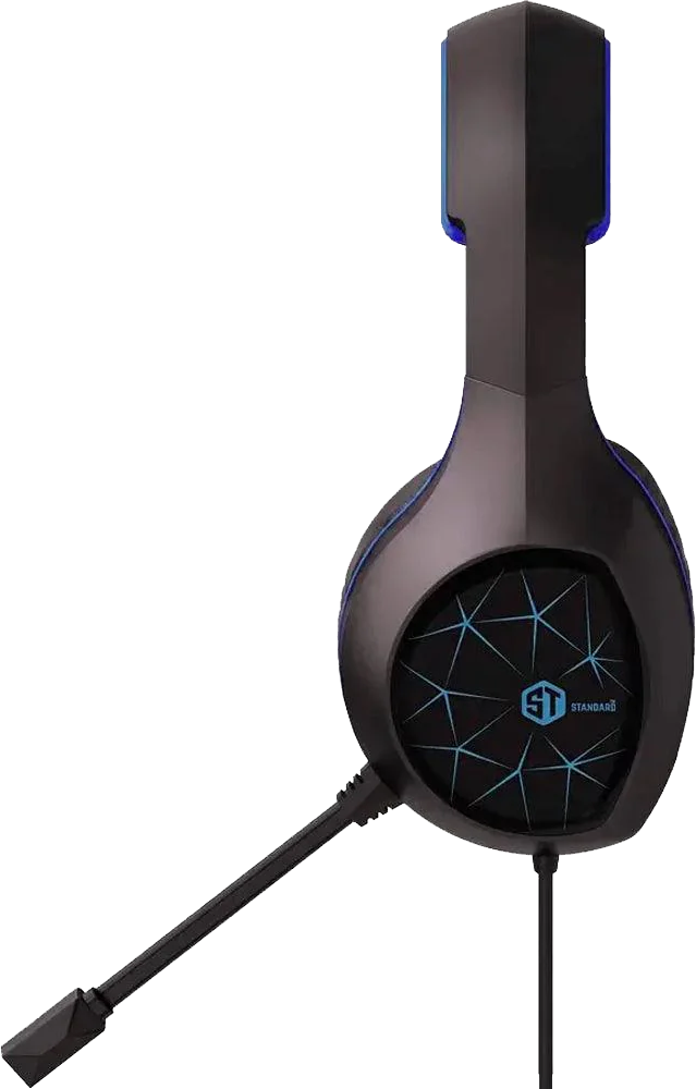 Standard Smart Wired Headset, Surround Stereo Sound, Noise Cancelling Mic, Blue, GM-2100ENC