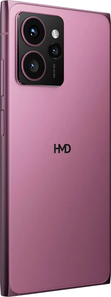 HMD Skyline Dual SIM Mobile, 256GB Internal Memory, 12GB RAM, 5G Network, Neon Pink + S9 Ultra Smart Watch For Free