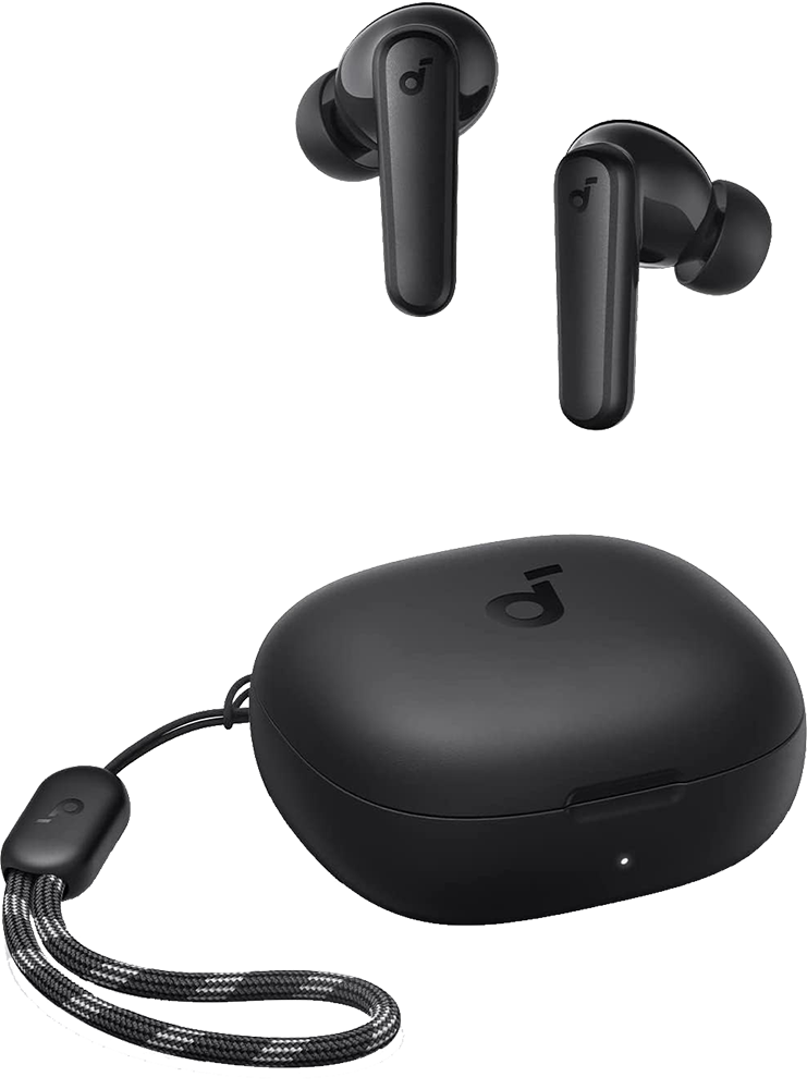 Anker Soundcore R50i Wireless Earbuds, IPX5 Water Resistant, Bluetooth 5.3, Fast Charging, Black, A3949H12 - DA