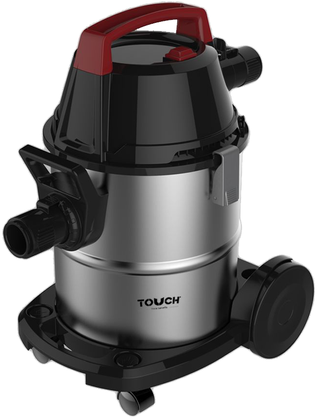 Touch Zenouki Turbine Plus Vacuum Cleaner , 2600 Watt , 21 Liter , Black x Red , 40805