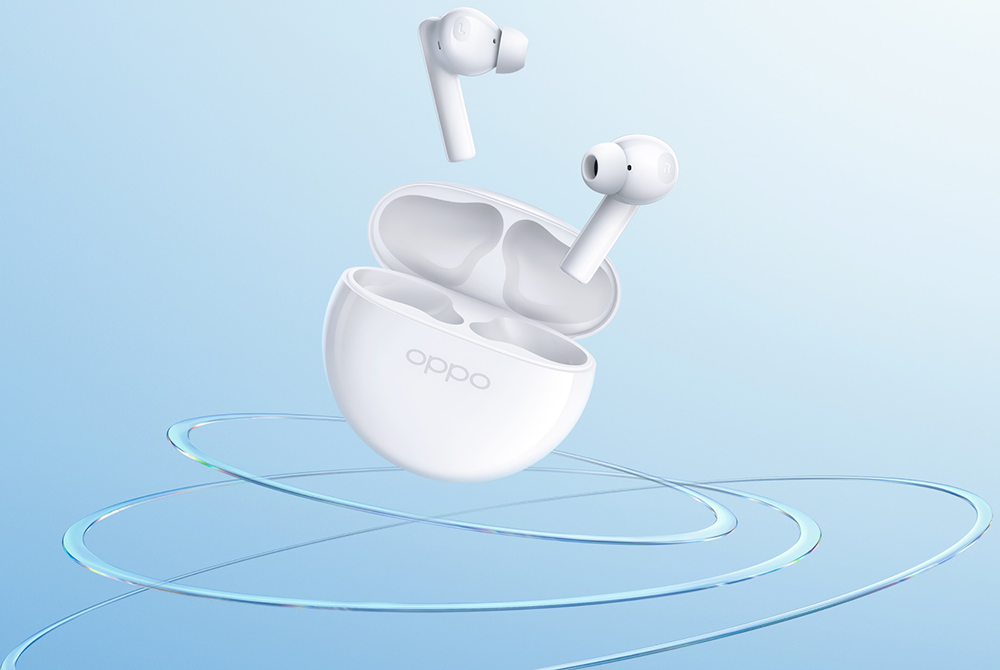 Oppo Enco Buds 2 Wireless Earphone, Bluetooth 5.2, Waterproof, Moonlight