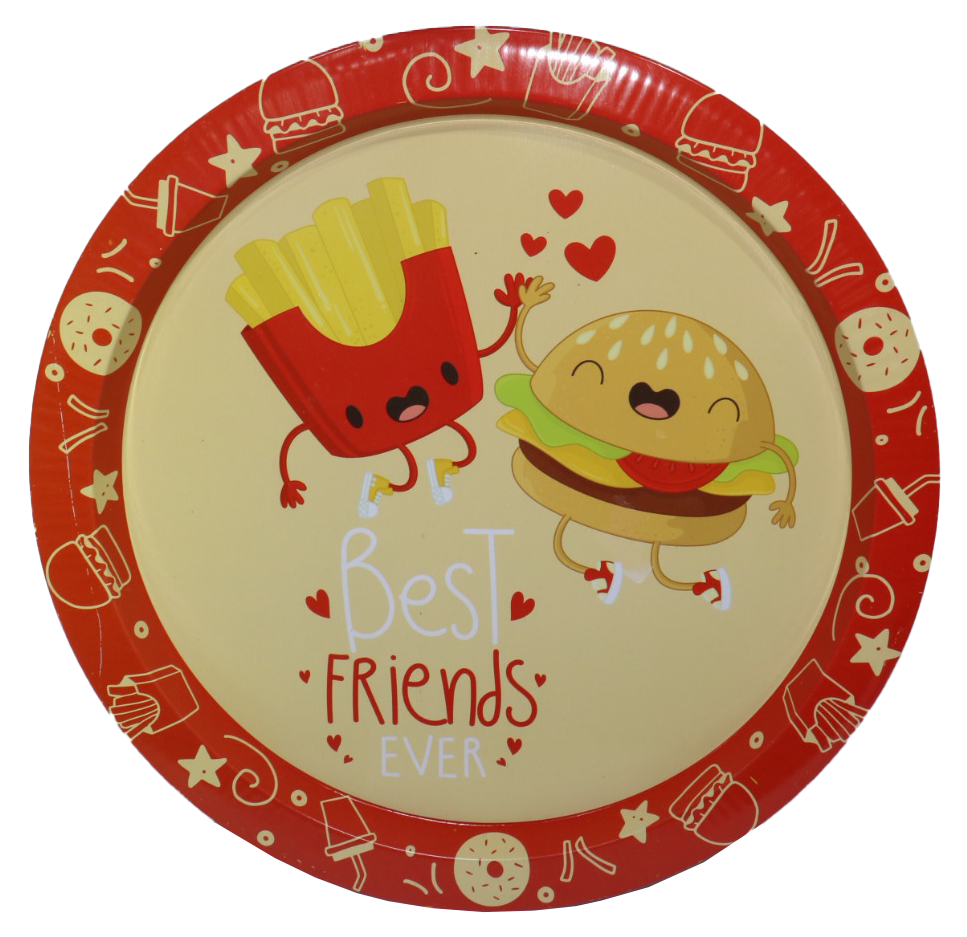 صينية تقديم سنيوريتا معدن ، مقاس 35 سم ، اشكال مختلفة ، موديل 1680