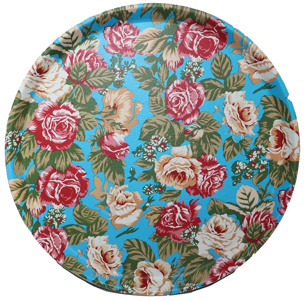 صينية بلاستيك رابر جلد، مقاس 30، اشكال متنوعة، موديل 11-107