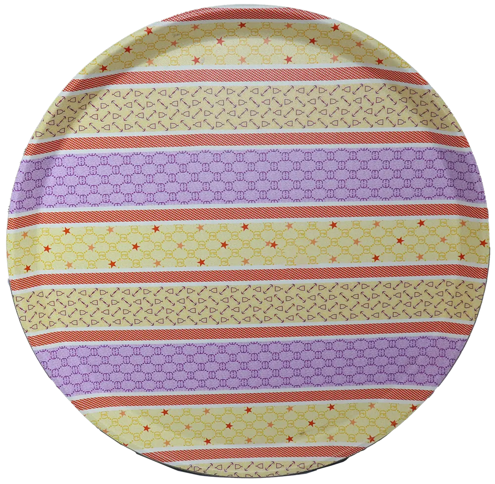 صينية بلاستيك رابر جلد، مقاس 30، اشكال متنوعة، موديل 11-108