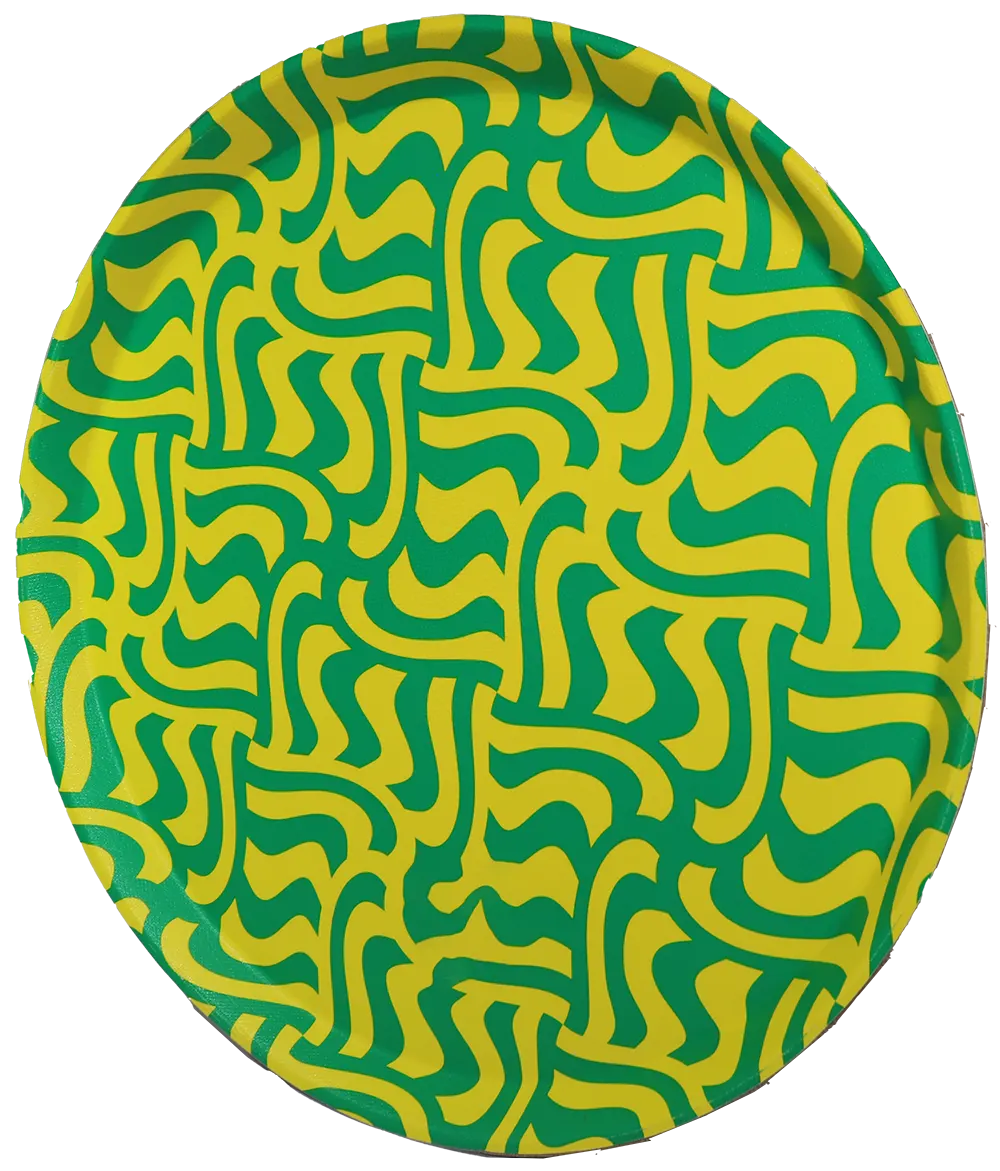 صينية بلاستيك رابر جلد، مقاس 30، اشكال متنوعة، موديل 11-108