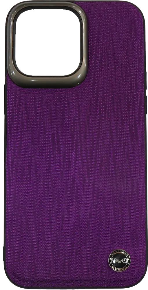 جراب ظهر قماش ، لهاتف ايفون 14 برو ماكس ، بنفسجي