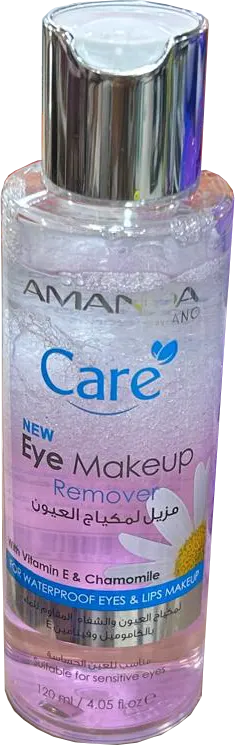 Amanda Care Eye Makeup Remover, 120ML