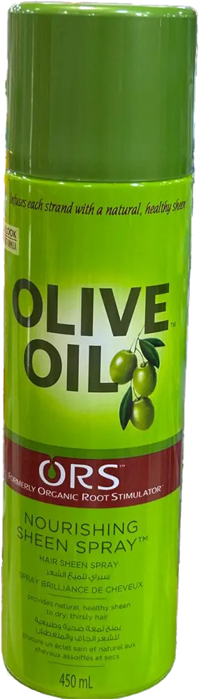 بخاخ لمعان الشعر المغذي بزيت الزيتون من او ار اس , 450 مل