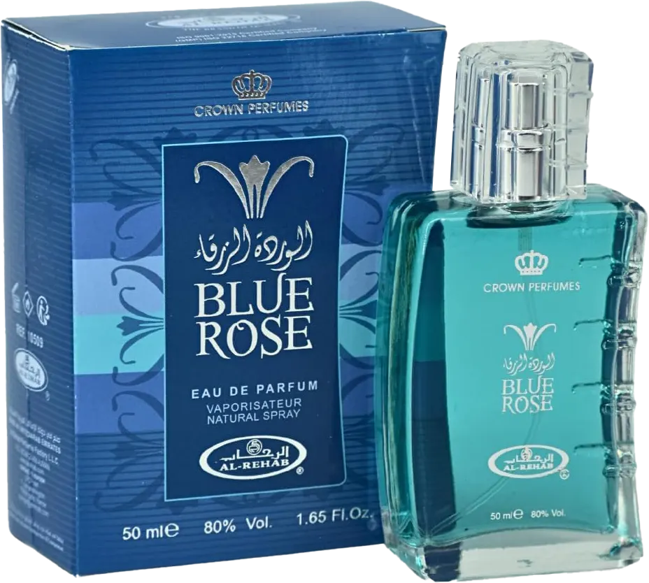 عطر الوردة الزرقاء من الرحاب للجنسين او دي برفان، 50 مل
