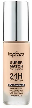 Topface Foundation Super Match 24H Hydrating, 001