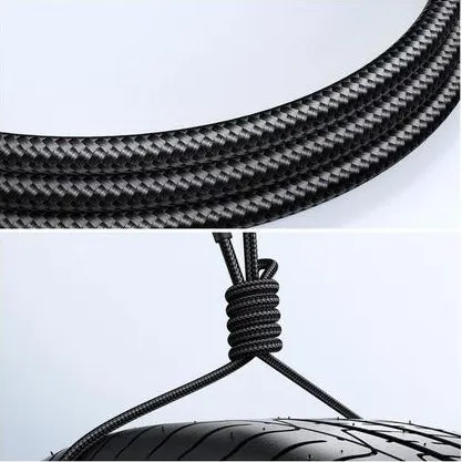 كابل شحن سريع ونقل بيانات جوي روم ، سلسلة ستار لايت ، شحن سريع ، 3 أمبير ، من usb-a الى type-c، أسود ، SA27-AC3