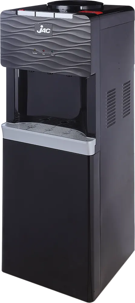 Jac Water Dispenser, 3 Taps (Cold + Hot + Normal), Top Loading, Black, NGWD-C331B