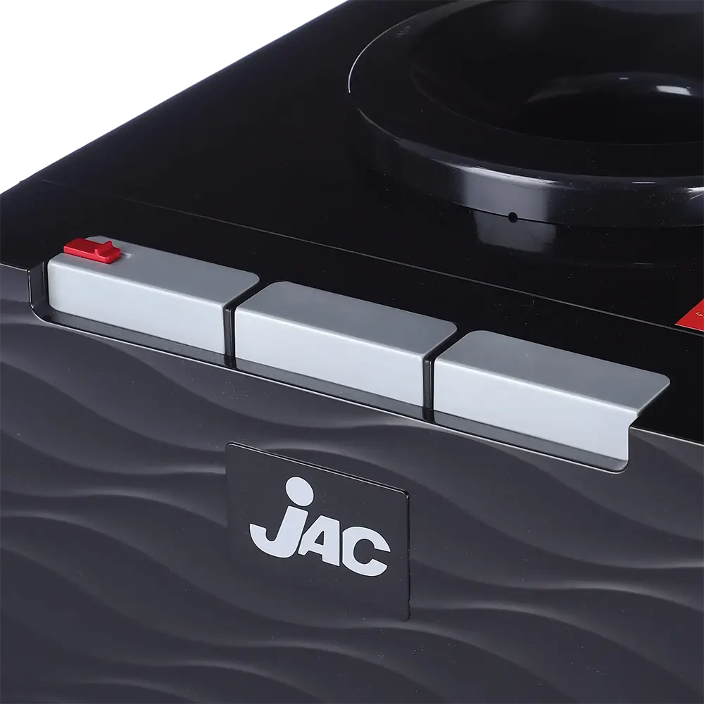 Jac Water Dispenser, 3 Taps (Cold + Hot + Normal), Top Loading, Black, NGWD-C331B