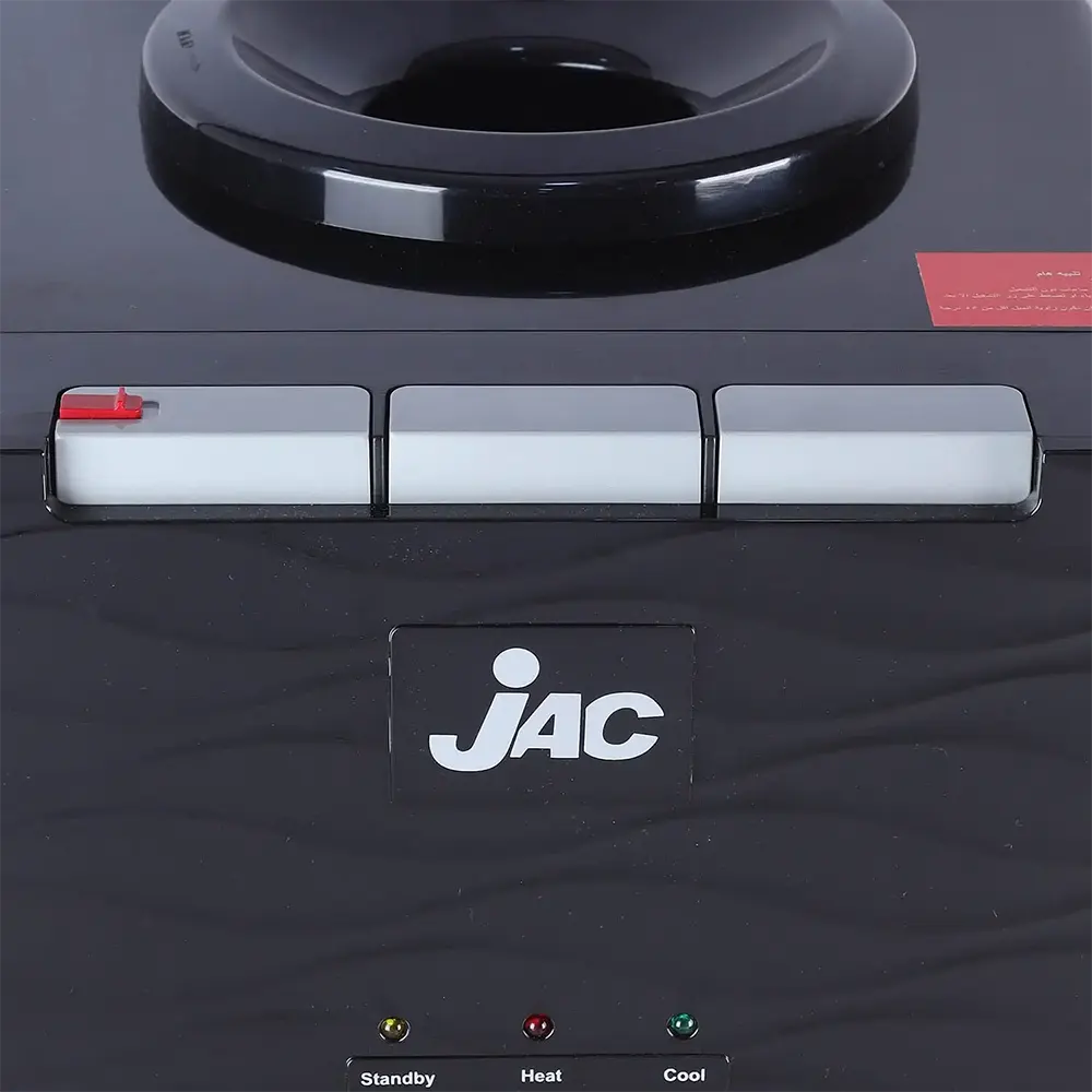 Jac Water Dispenser, 3 Taps (Cold + Hot + Normal), Top Loading, Black, NGWD-C331B