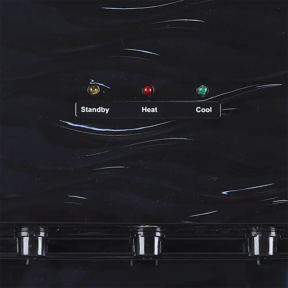 Jac Water Dispenser, 3 Taps (Cold + Hot + Normal), Top Loading, Black, NGWD-C331B