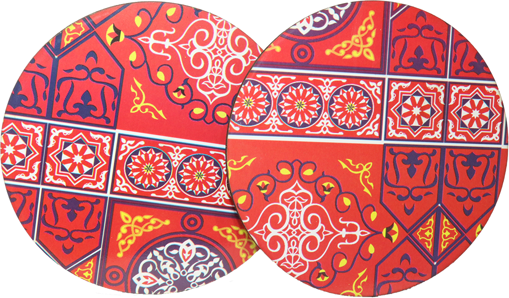 Round Hot Pot Holder, 2 Pieces, Khayami, Model 25