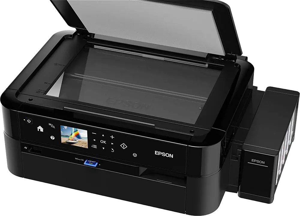 All-in-One Ink EcoTank Printer Epson, Colorful, CD Printing, Black, L850