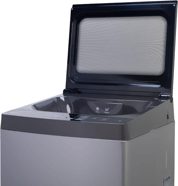 Toshiba Top Loading Automatic Washing Machine, 8 kg, Digital Display, Soft Close Door, Silver, AW-J800AUPEG (SK) (Miraco Warranty)