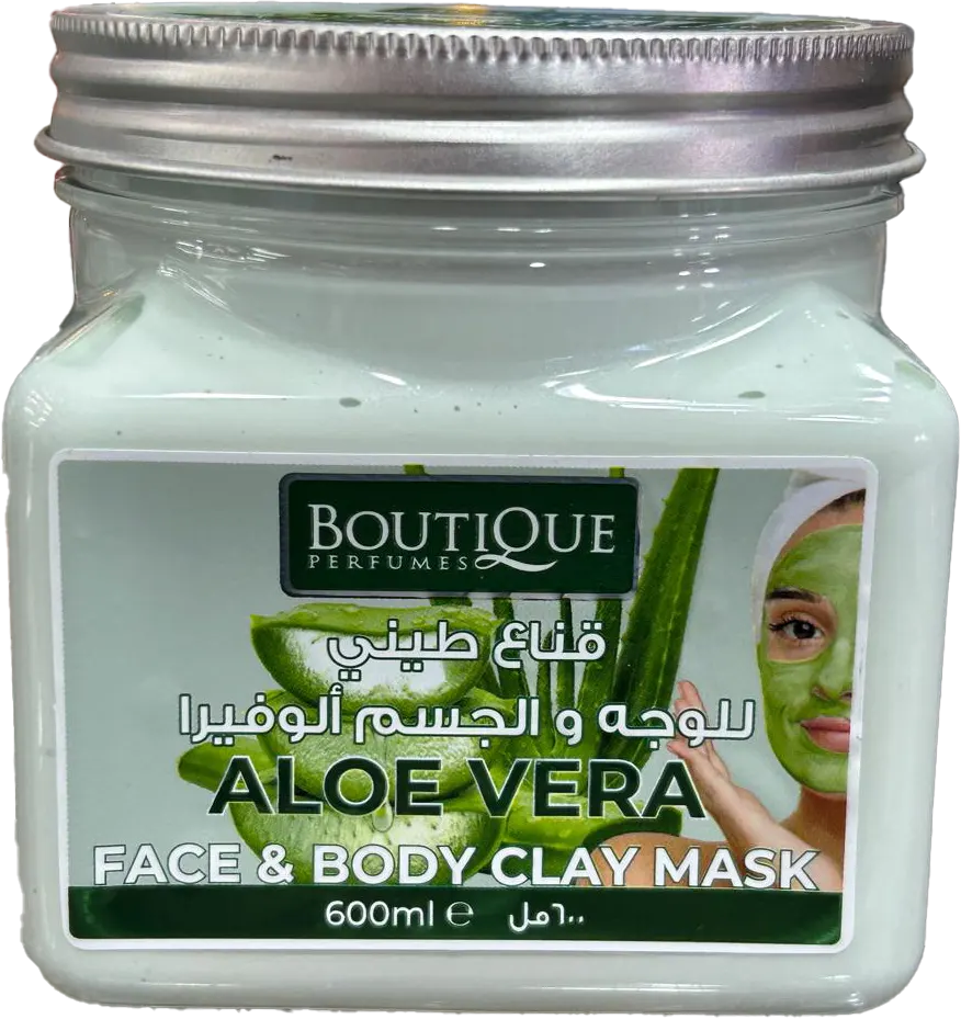 Boutique Aloe Vera Face & Body Clay Mask, 600ML