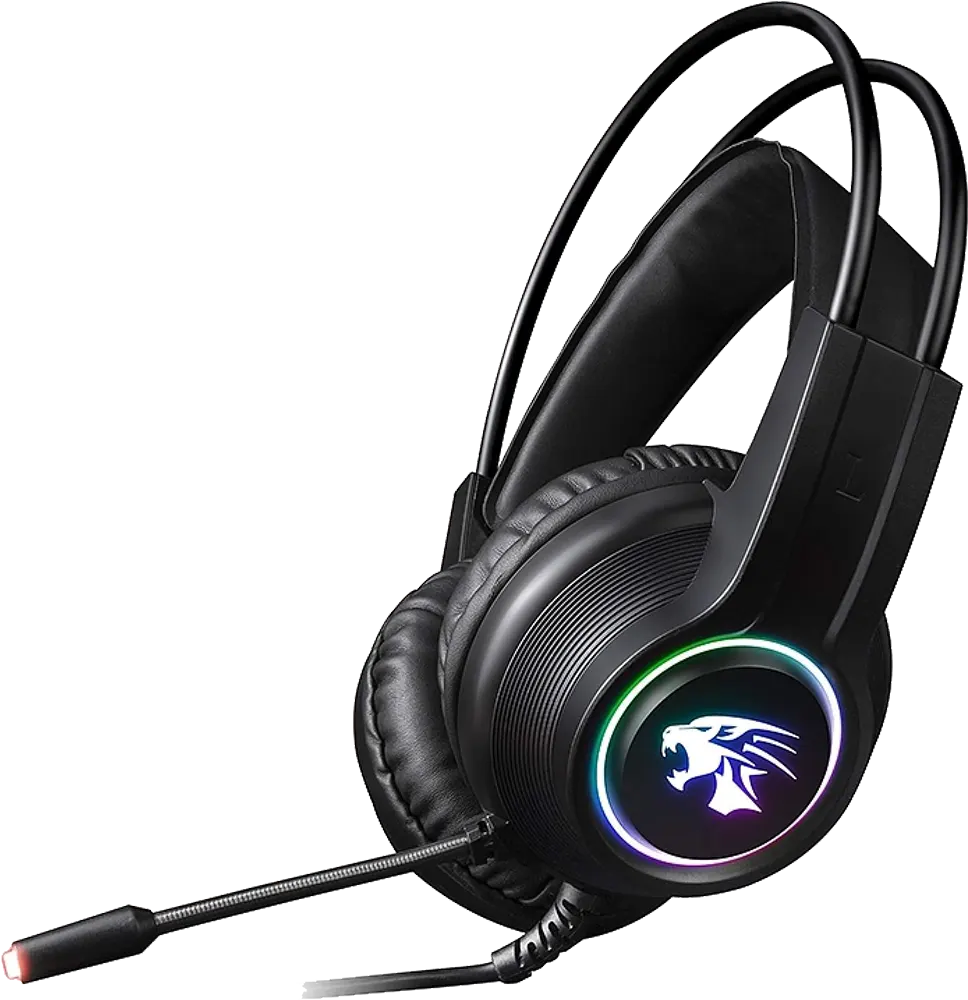 Forev Wired Gaming Headset ,Microphone , RGB Color , Black, FV-S3