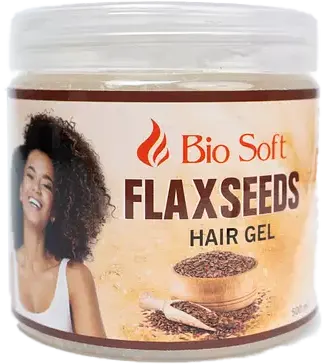 جل للشعر الكيرلي  بخلاصة بذور الكتان للشعر من بيو سوفت، 500 مل