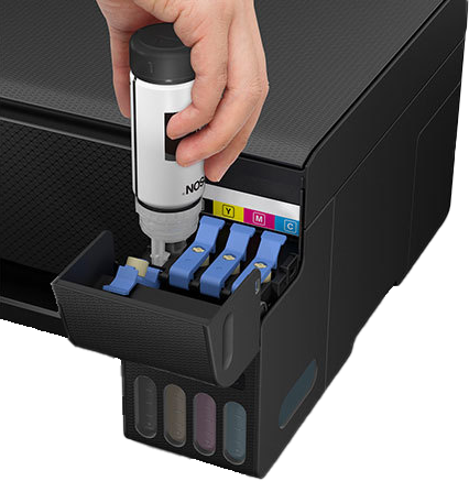 طابعة حبر ايبسون ايكو تانك ، طباعة ألوان ، طباعة ونسخ ومسح ضوئي، اتصال usb ، أسود ، L3211