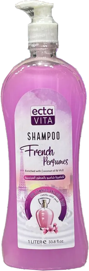 Ecta Vita Shampoo With French Perfumes, 1Liter