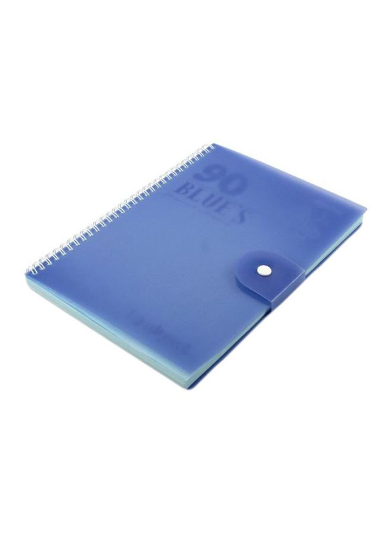 Mintra A6 Spiral Bound Notebook Blue