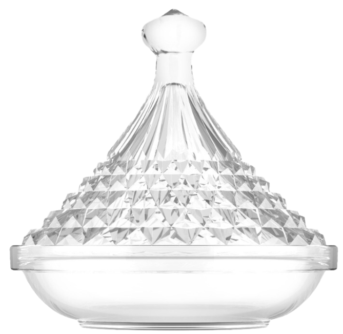 تمرية رمضان مايوركا سيتى ، مقاس صغير ، من الزجاج الشفاف