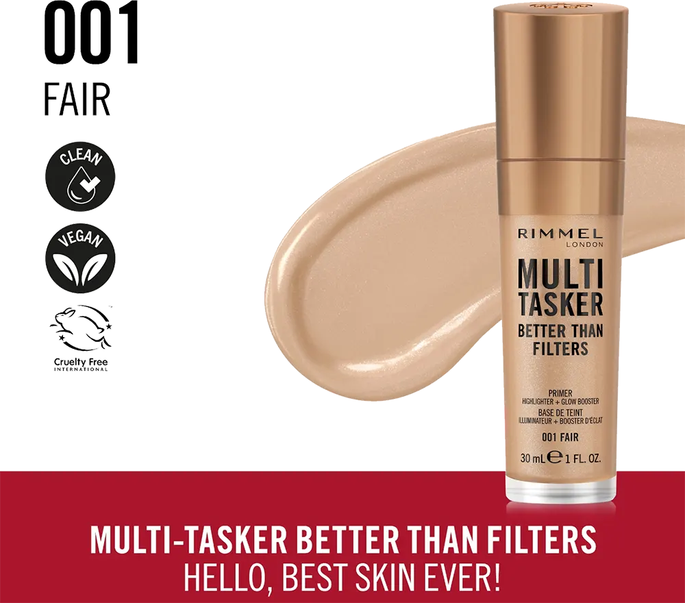 Rimmel Multi-Tasker Better Than Filters Primer, 001 Fair