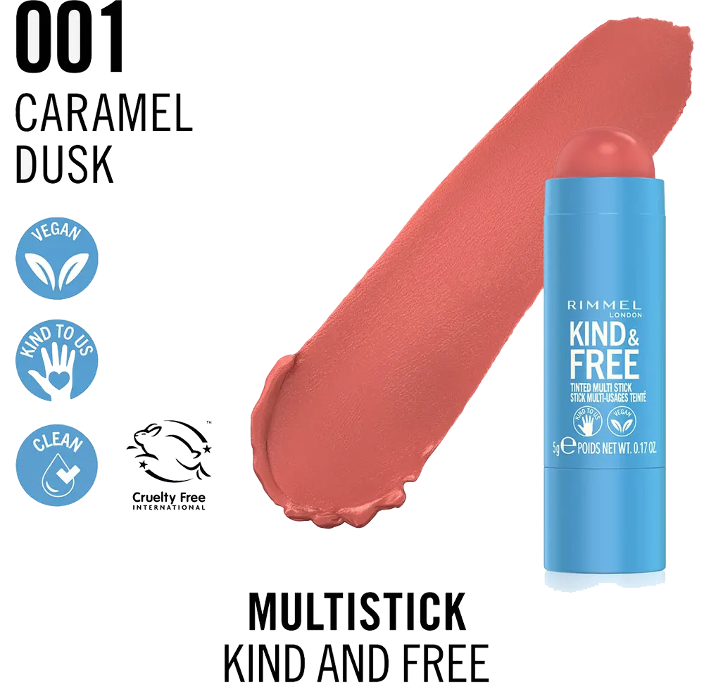 تنت ستيك ريميل كايند اند فري متعدد الاستخدام، 001 كراميل داسك