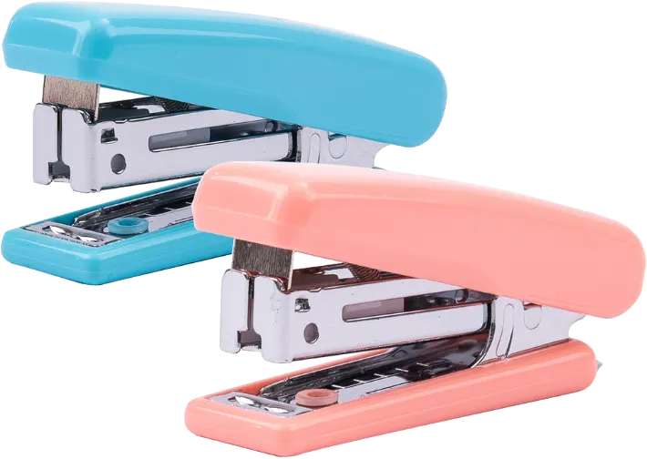 Deli Mini Stapler No. 10 Staple Box, Assorted Colors, Model 0254