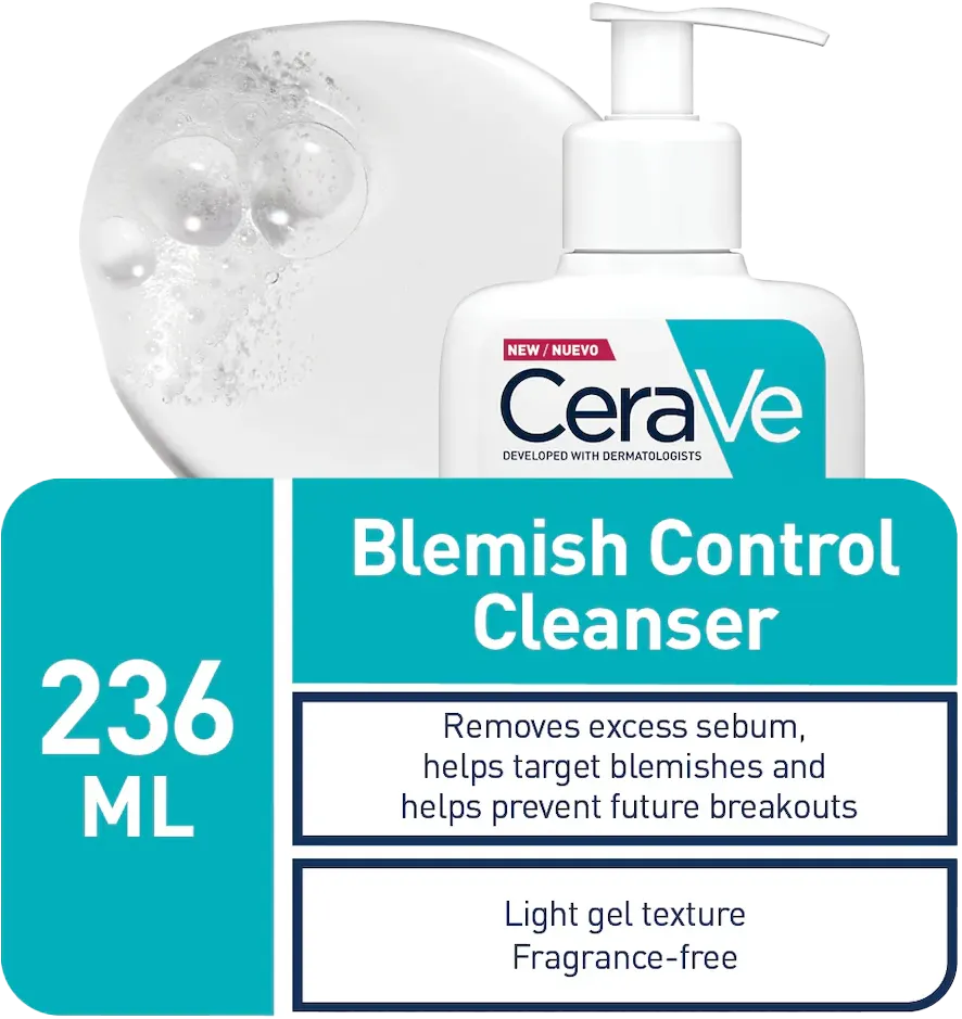 Cerave Blemish Control Cleanser For Blemish-Prone Skin, 236 Ml