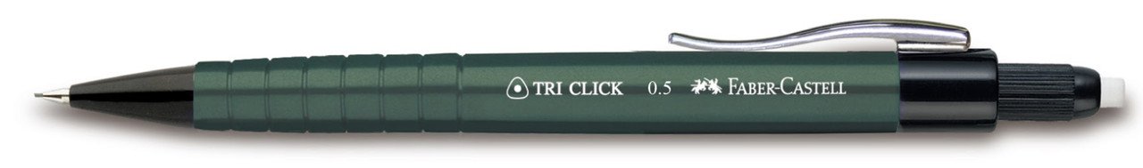 Faber-Castell Tri-Click Mechanical Pencil Green Body 0.5mm