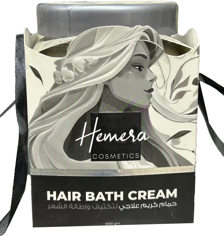 حمام كريم  علاجي لتكثيف واطاله الشعر من هميرا، 1000 جم