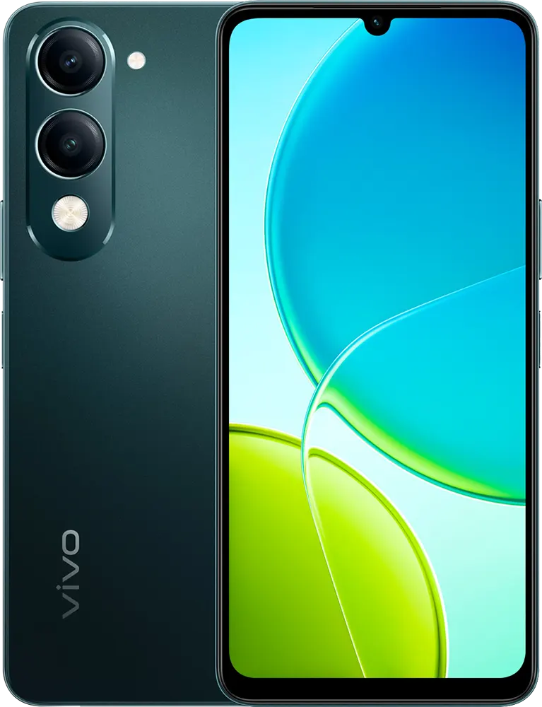 موبايل فيفو Y04 ثنائي الشريحة، ذاكرة 128 جيجابايت، رامات 4 جيجابايت، شبكة الجيل الرابع إل تي إي، أخضر