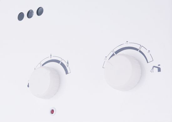 سخان مياه غاز اريستون ، 6 لتر ، غاز طبيعي ، أبيض ، DGL 6L DF NG