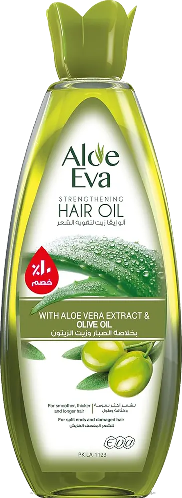 Aleo Eva Strengthen Hair Oil With Aleo Vera Extract & Olive Oil, 255ML