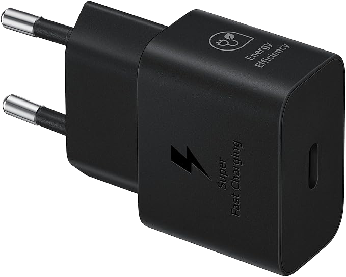 Samsung Fast Charger 25W, Type-C to Type-C, 3A, Black, EP-T2510NBEGEU