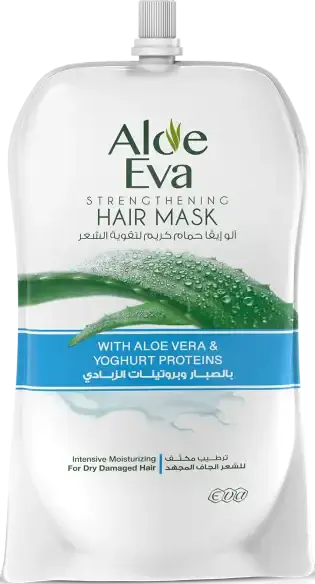 حمام كريم لتقويه الشعر بالصبار و بروتينات الزبادى من الو ايفا، 250جم