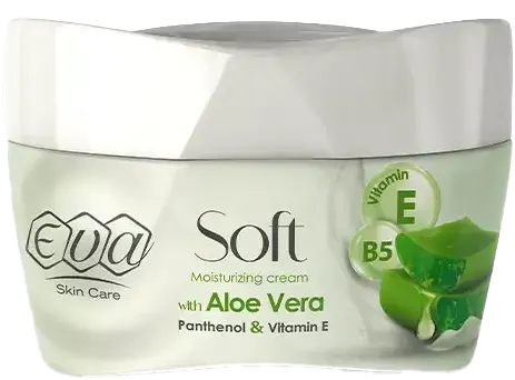 Eva Soft Moisturizing Cream With Aloe Vera, Panthenol & Vitamin E 50 Gm