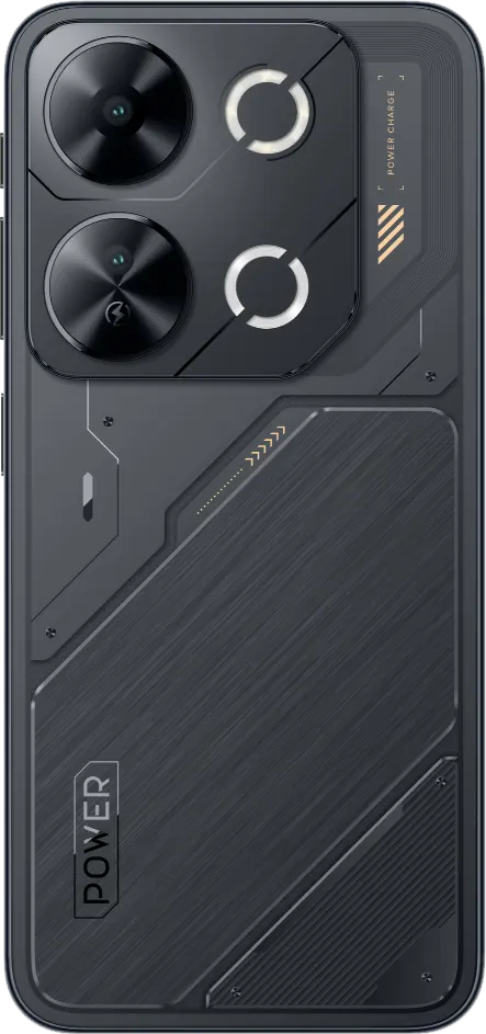 Itel P65 Dual SIM Mobile, 128GB Memory, 8GB RAM, 4G LTE, Cyber Black