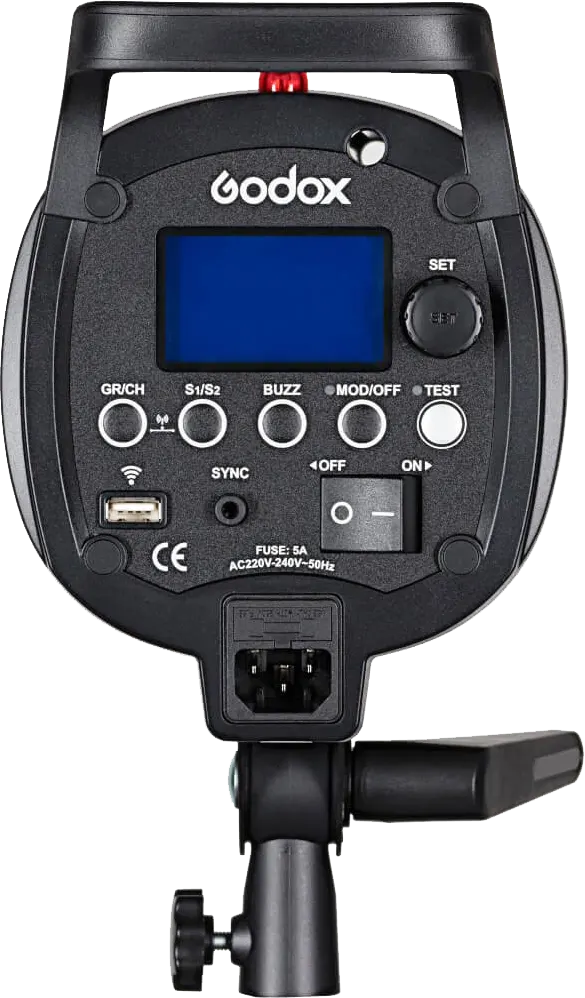 Godox Studio Flash QSII Serias, 300W, LCD Display, Black, QS300II