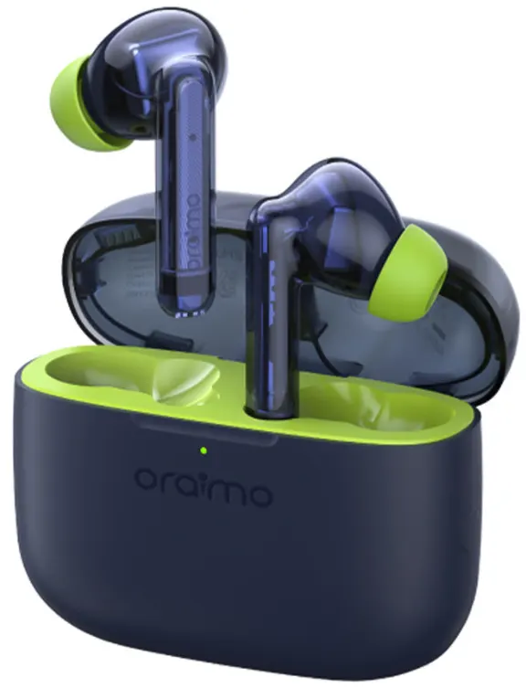 Oraimo freePods Lite, Bluetooth 5.3, Water Resistant, Nebula Blue, OTW-330