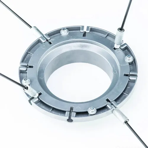 صندوق إضاءة 60*60 سم، حامل بوينز، مربع، أسود، E 60