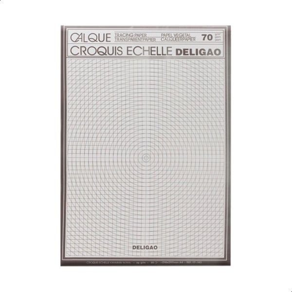 Calque A4 Tracing Paper Set, 50 Sheets 50 grams